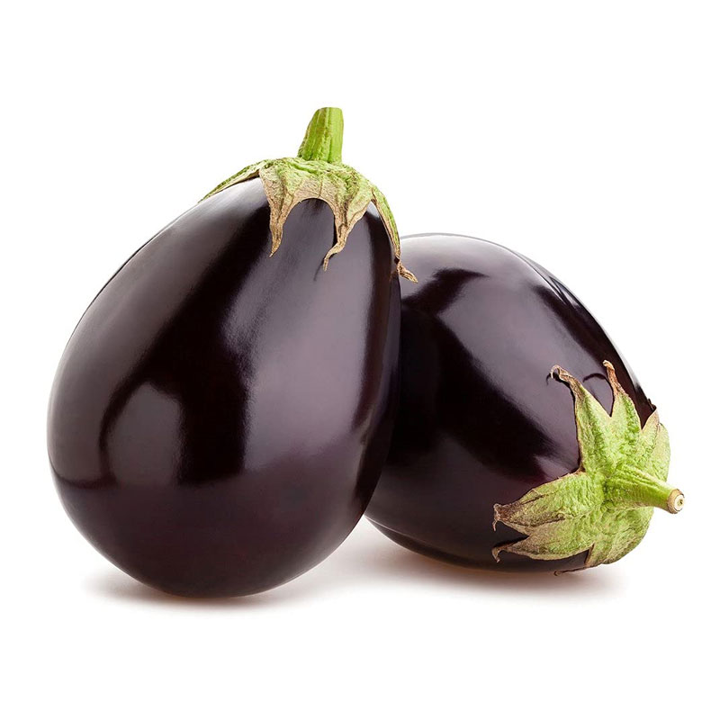 Brinjal (বেগুন) Purple Round - Per Piece (250 / 300 gram each)