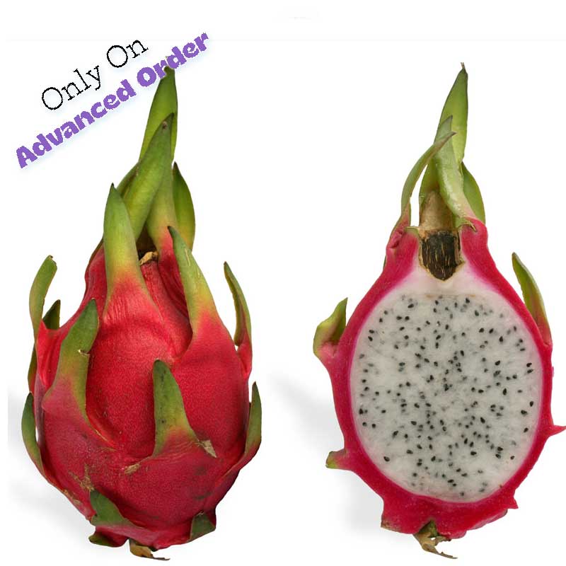 Dragon Fruit - 2 Pieces - about 700 to 900 gram
